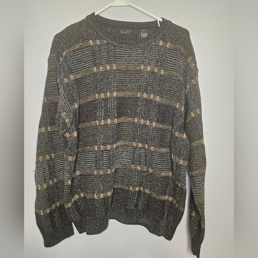 Cellinni made in Italy vintage textured sweater